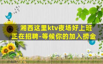 临汾夜场招聘